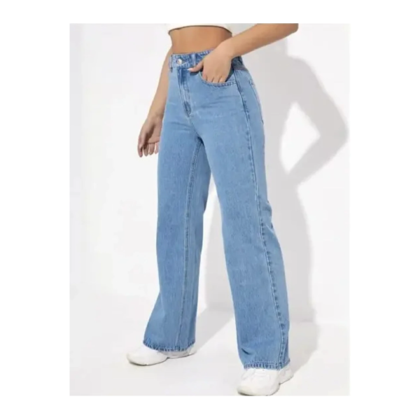 women light blue jean